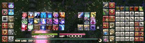 red mage hotbar setup